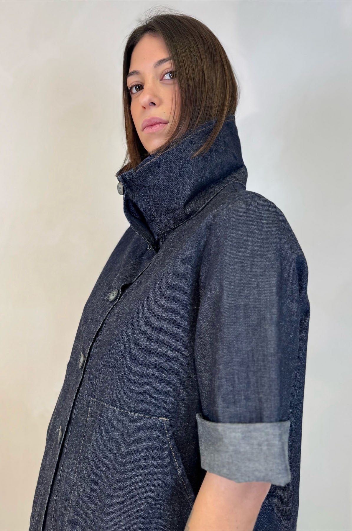 Giacca Camicia Jeans