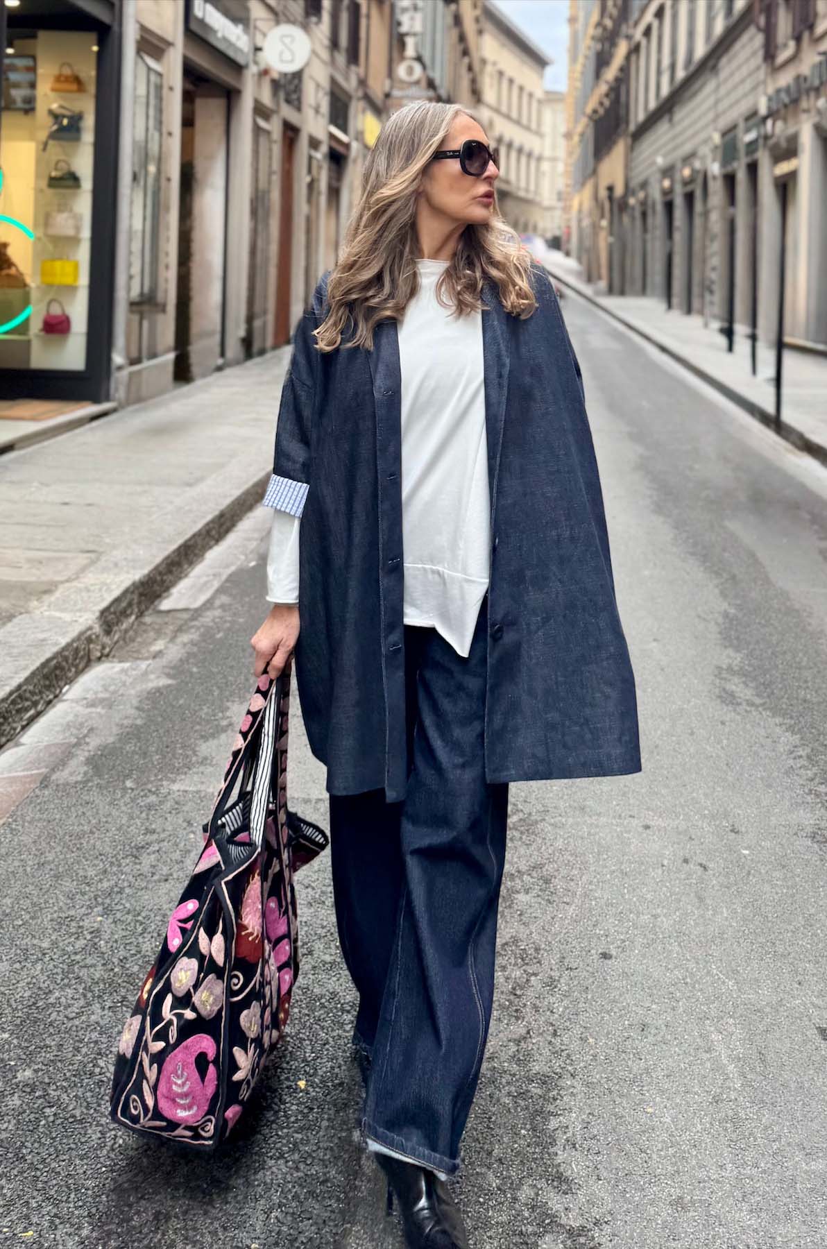 Giacca Kimono Jeans