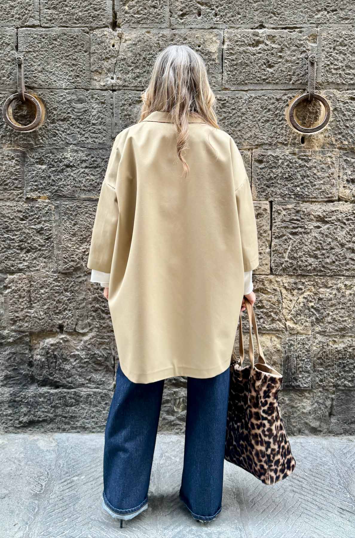 Giacca Kimono Impermeabile