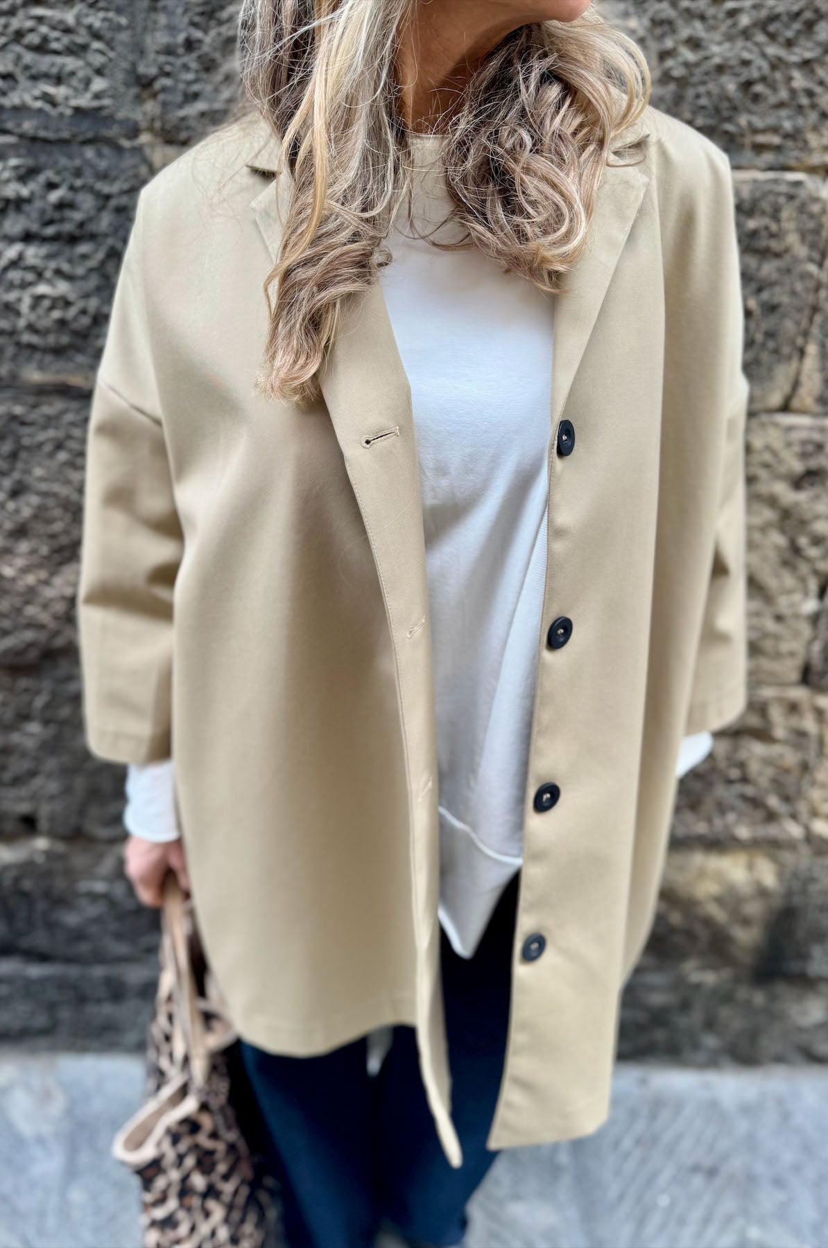 Giacca Kimono Impermeabile