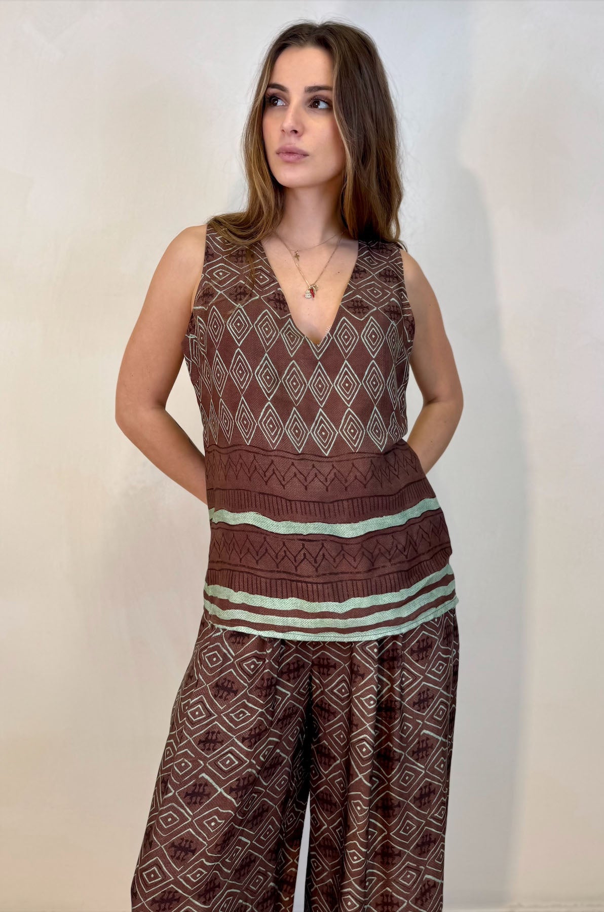 Canotta Fantasia Geometrica Tribale