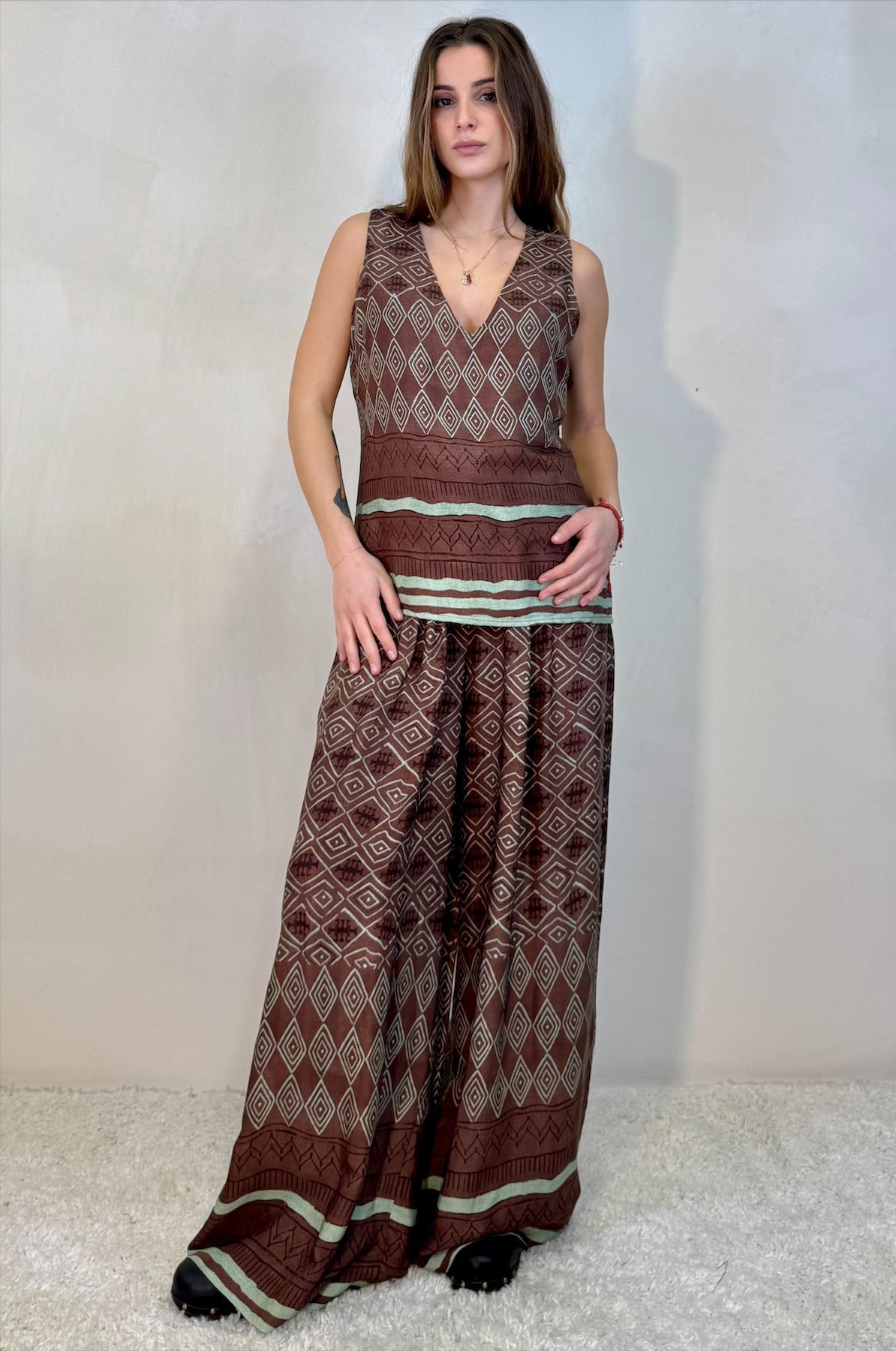 Canotta Fantasia Geometrica Tribale