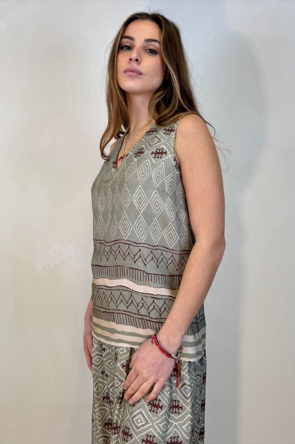 Canotta Fantasia Geometrica Tribale