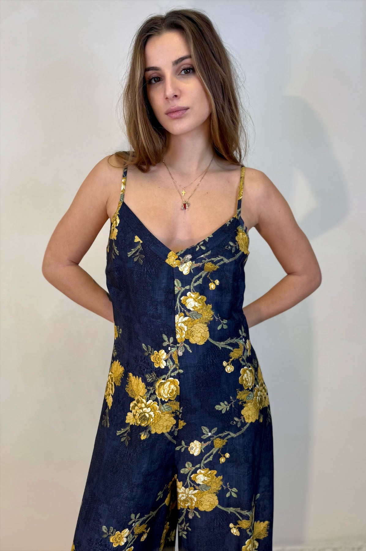 Tuta Viscosa Fantasia Peonie