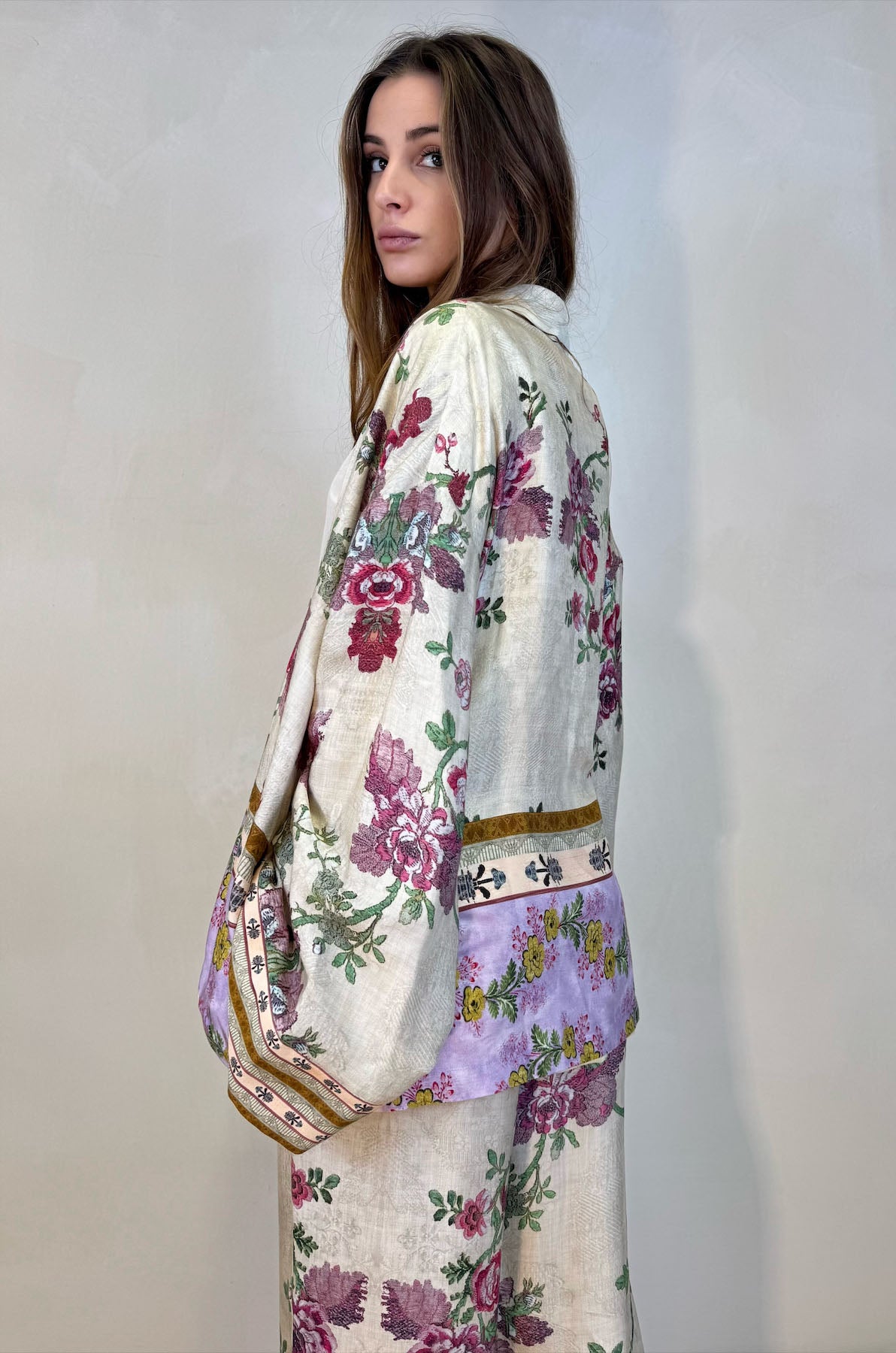 Giacca Kimono Peonie