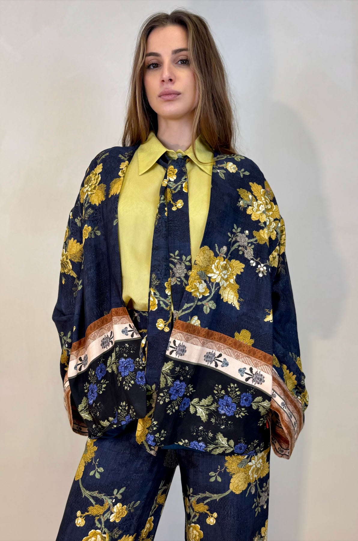 Giacca Kimono Peonie