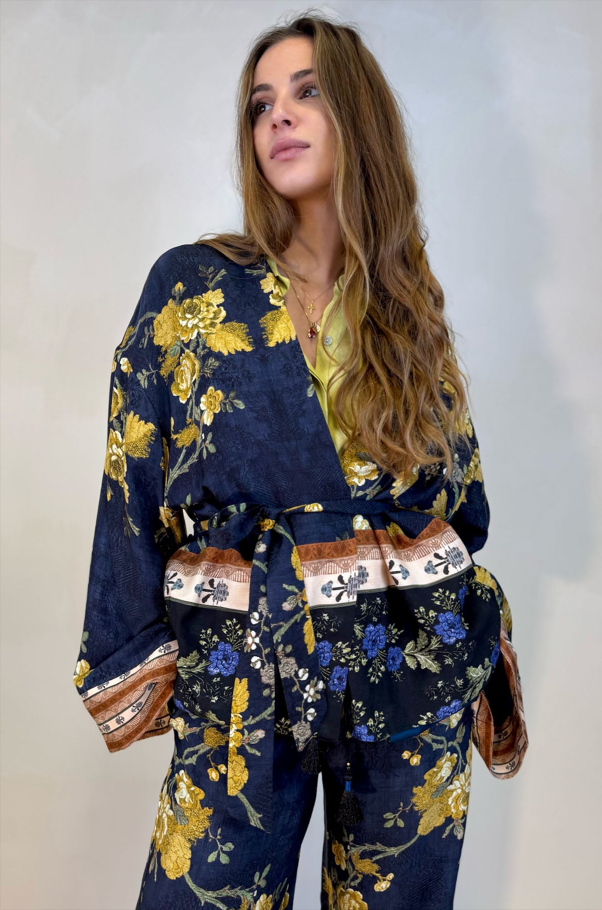 Giacca Kimono Peonie