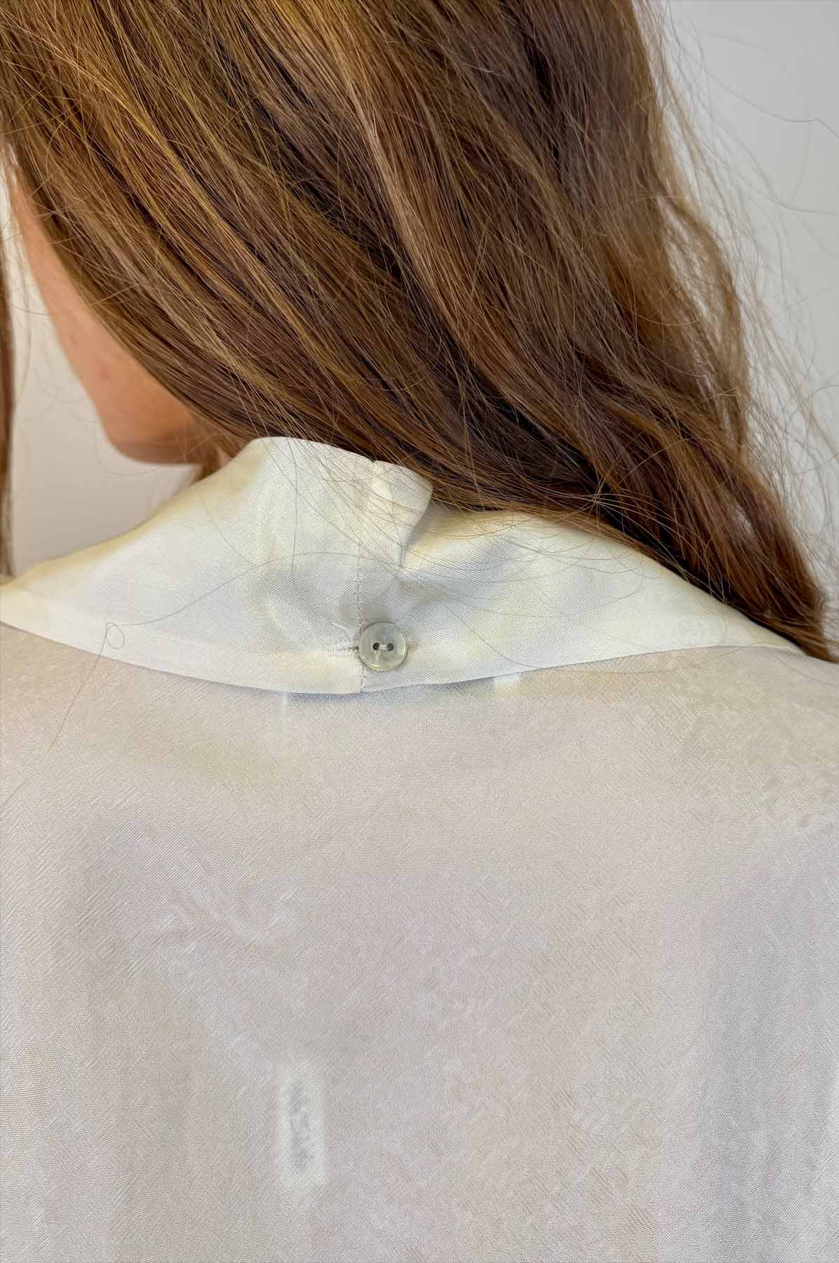 Camicia Tinta Unita con Fiocco