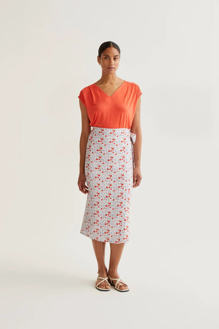 Gonna Midi con stampa Cute