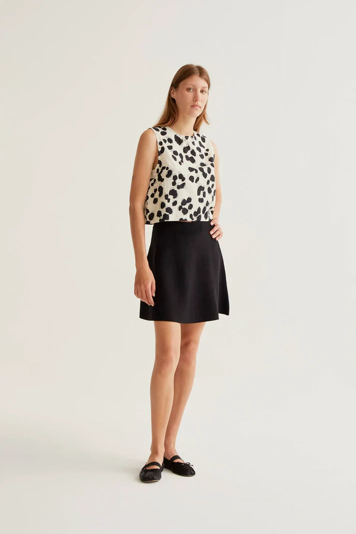 Top con stampa Dalmata