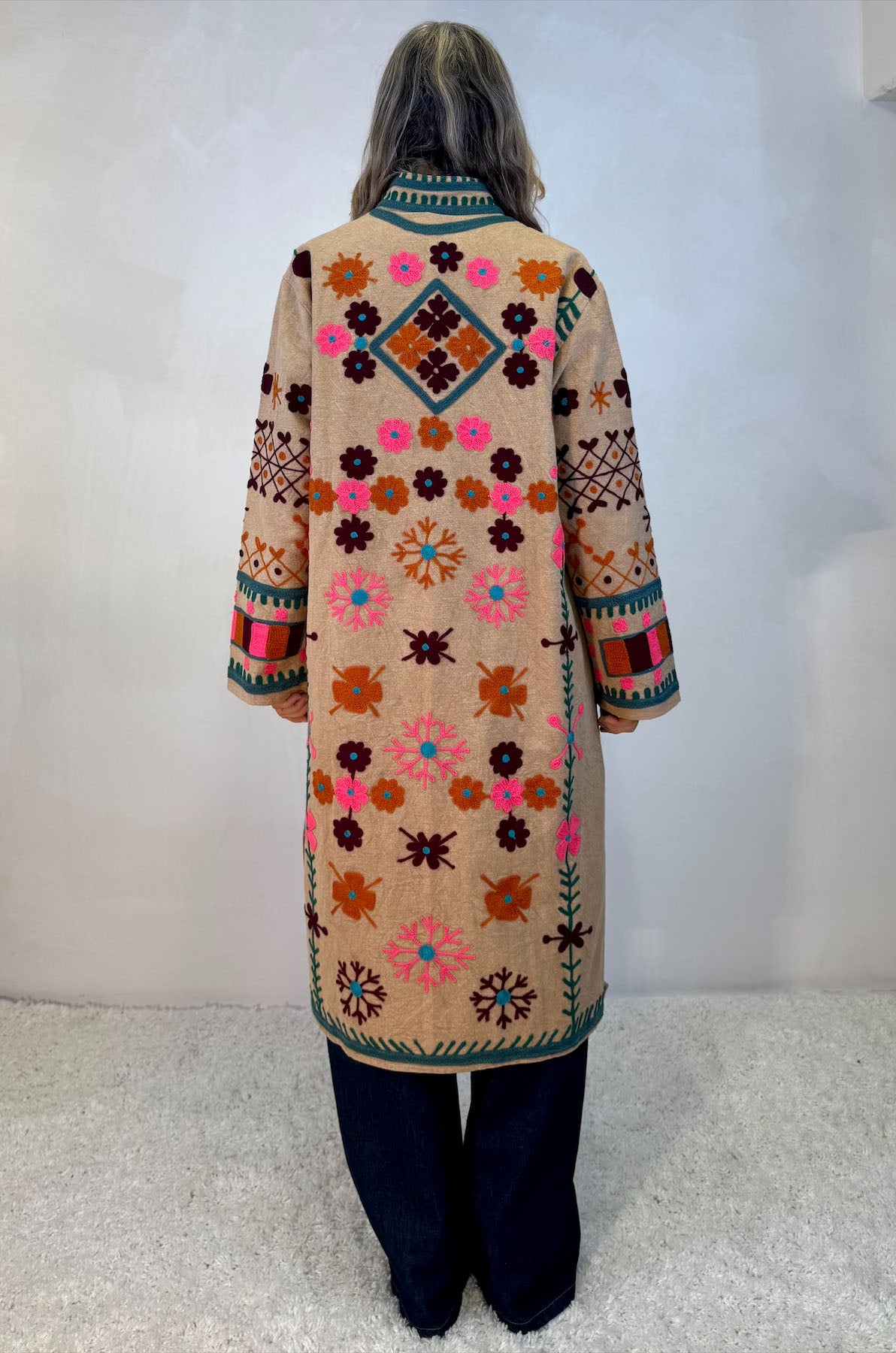 Spolverino Cotone Ricami