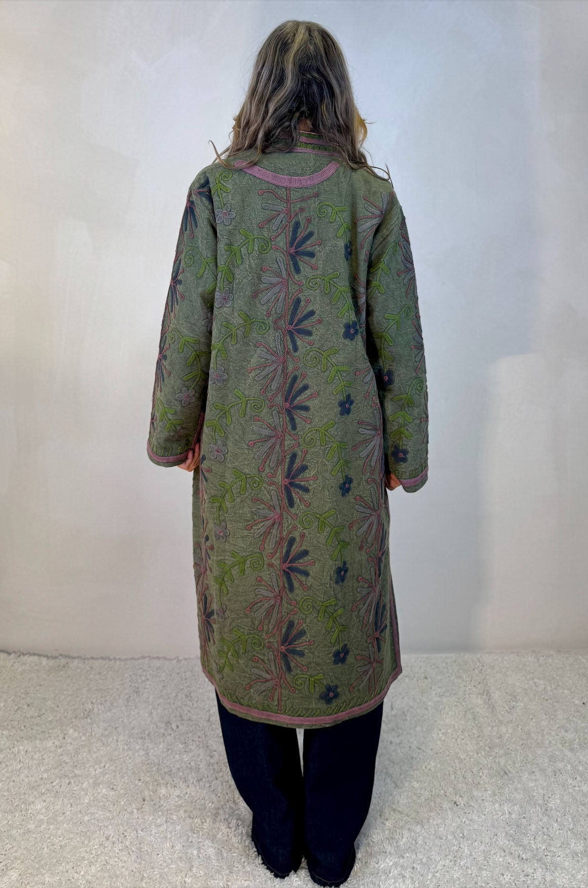 Spolverino Cotone Ricami