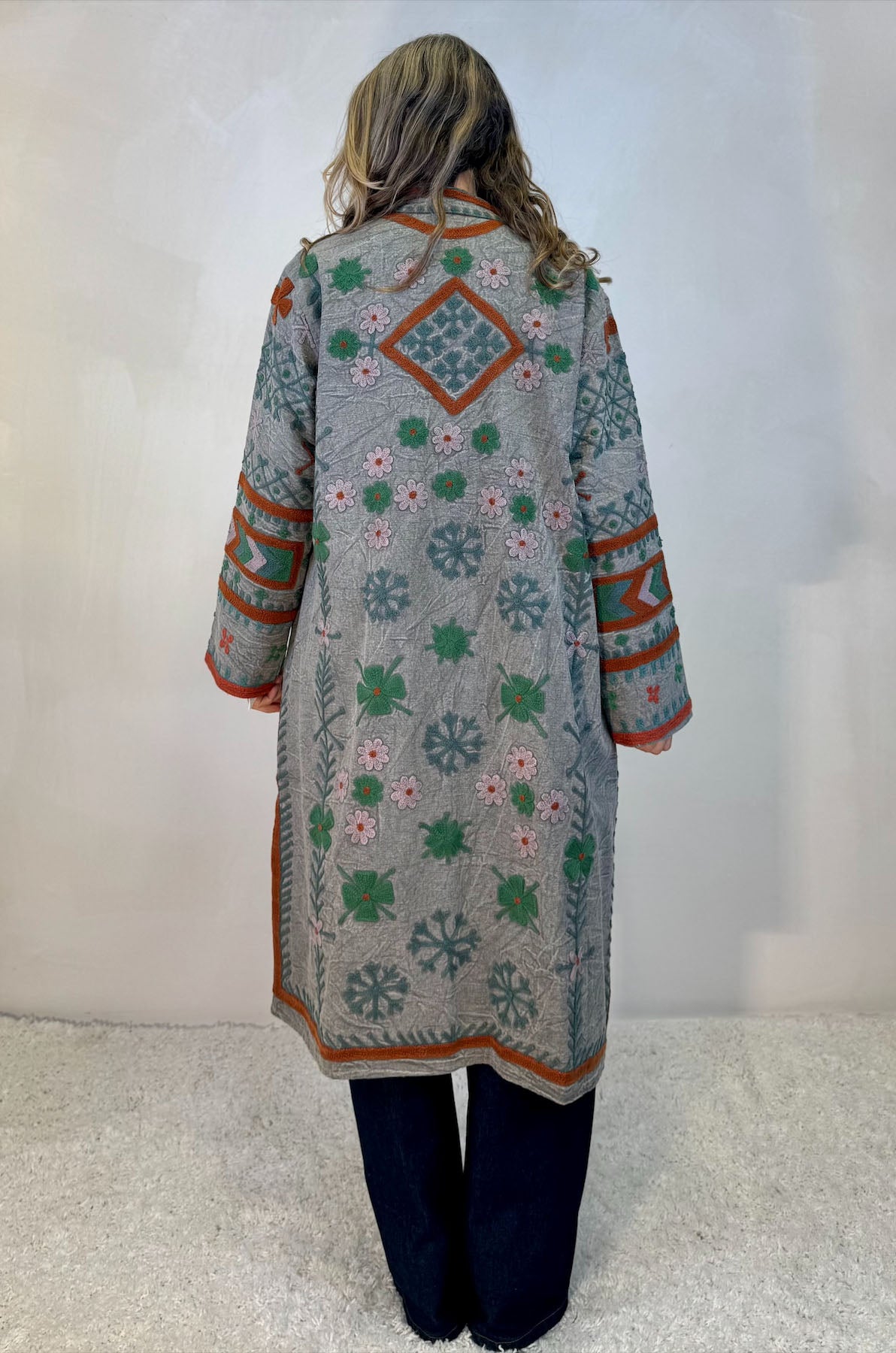 Spolverino Cotone Ricami