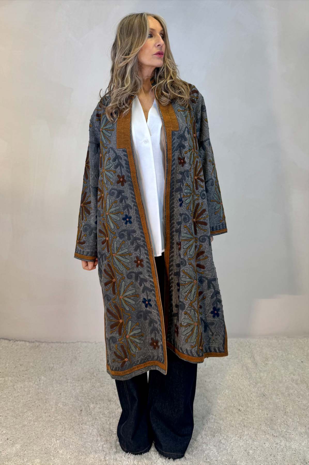 Spolverino Cotone Ricami