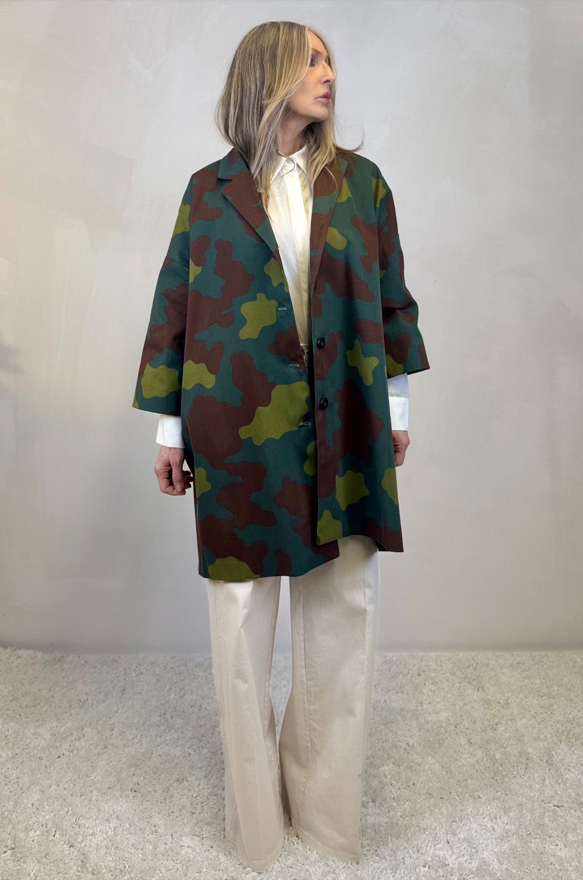 Giacca Kimono Militare