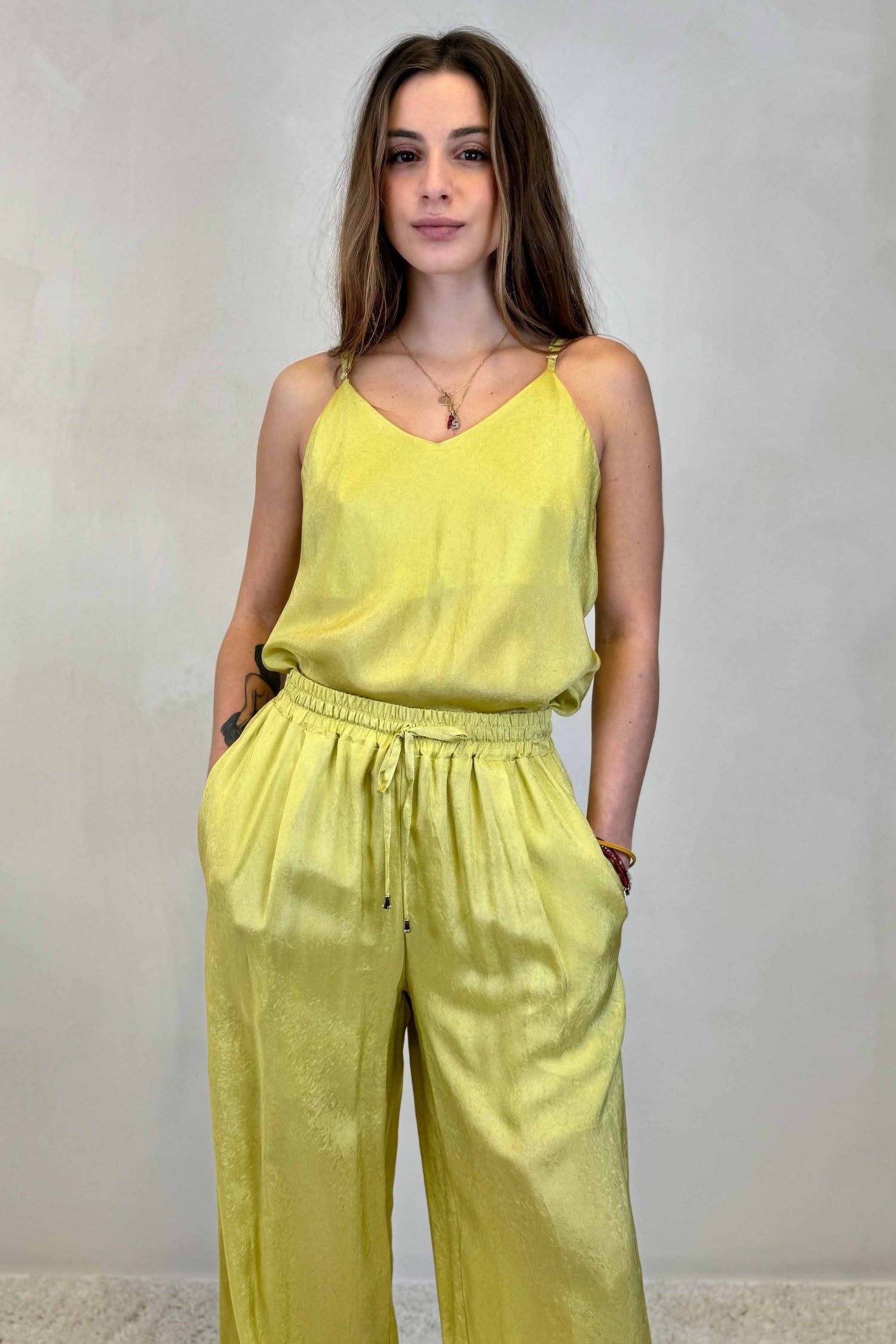 Pantalone Viscosa tinta unita