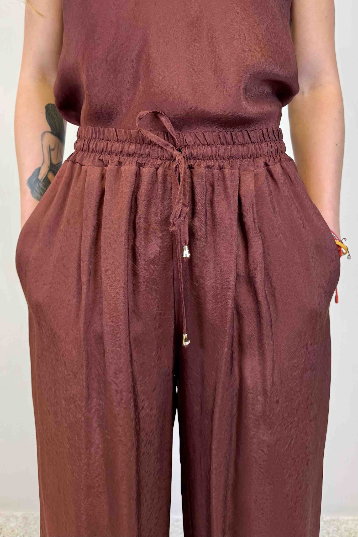 Pantalone Viscosa tinta unita