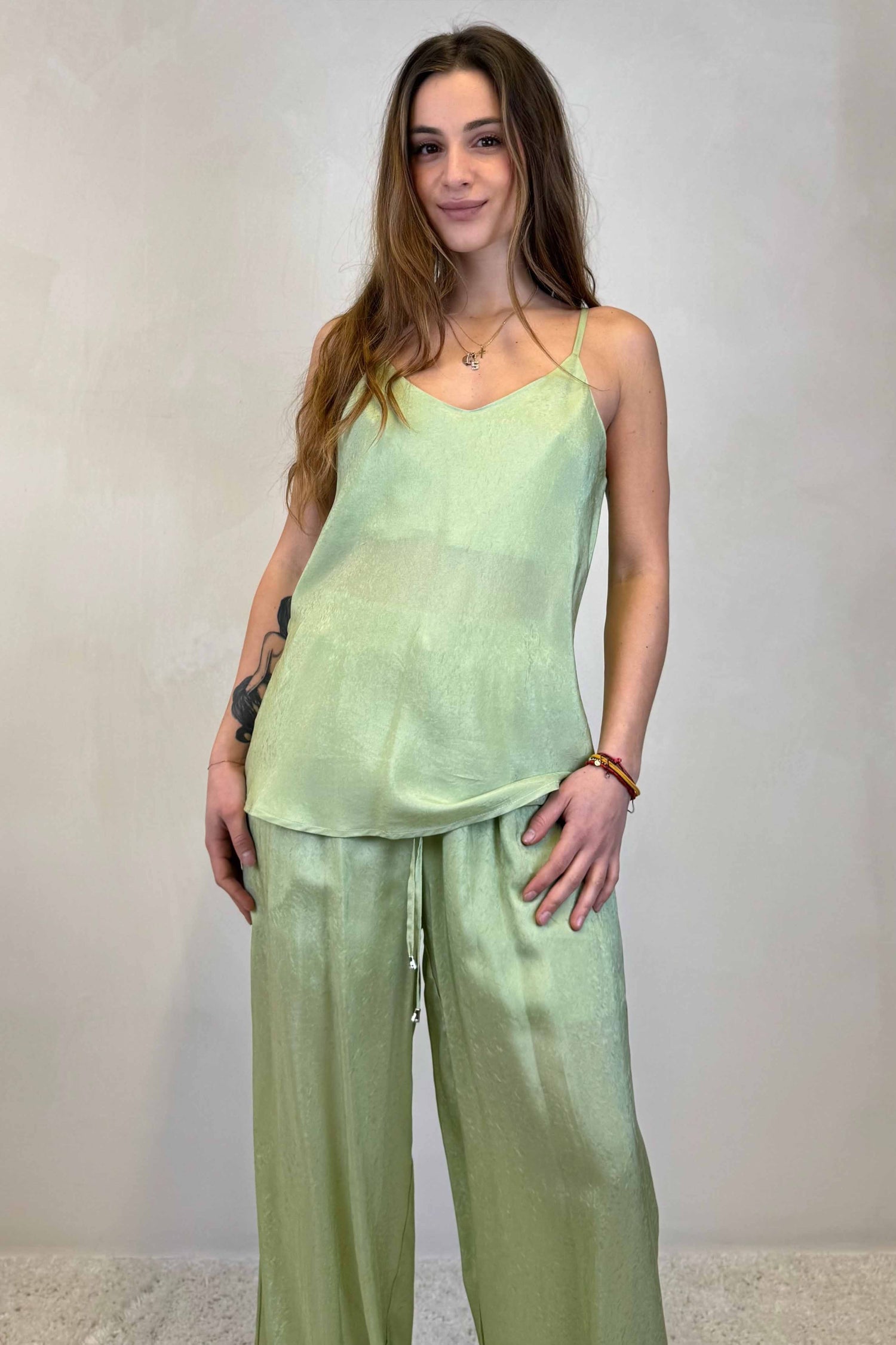 Top viscosa tinta unita