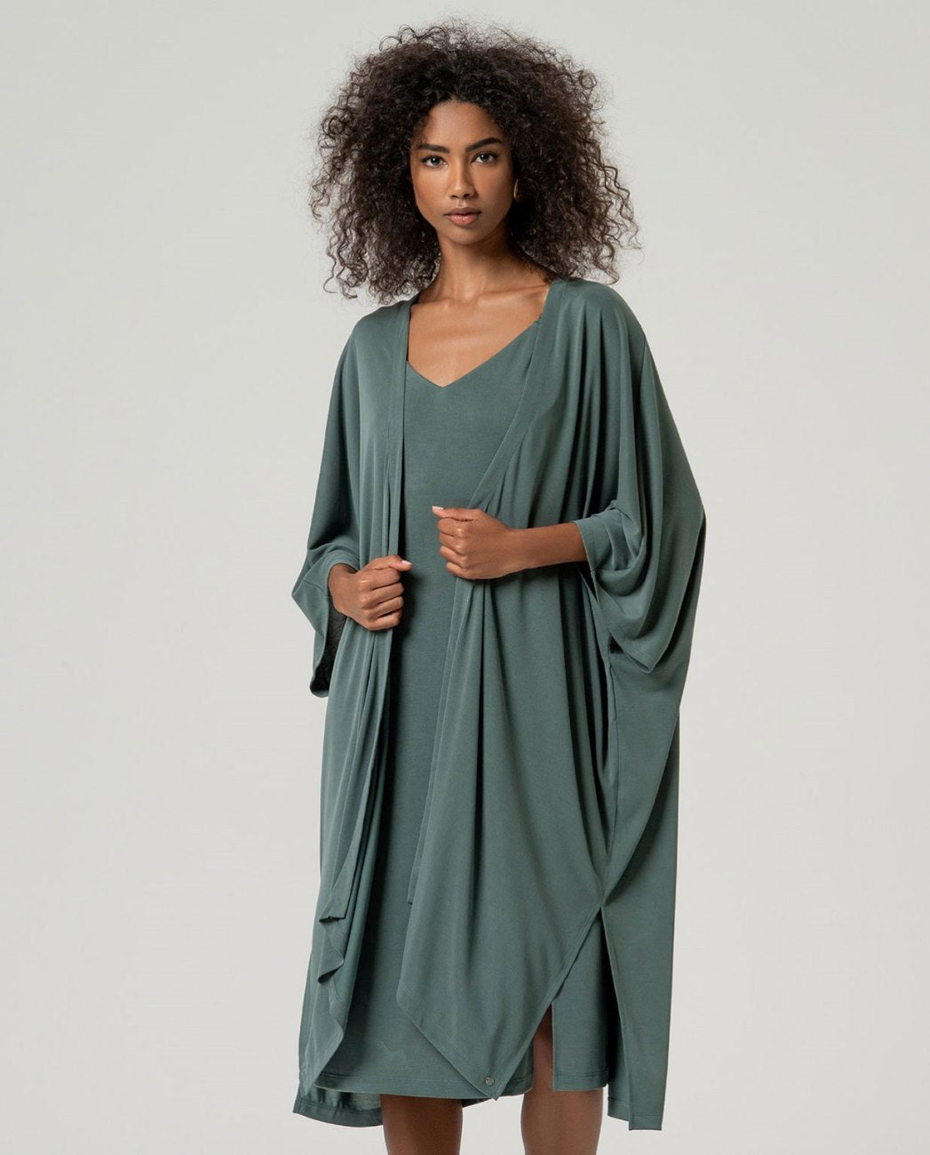 Spolverino a Kimono Lungo