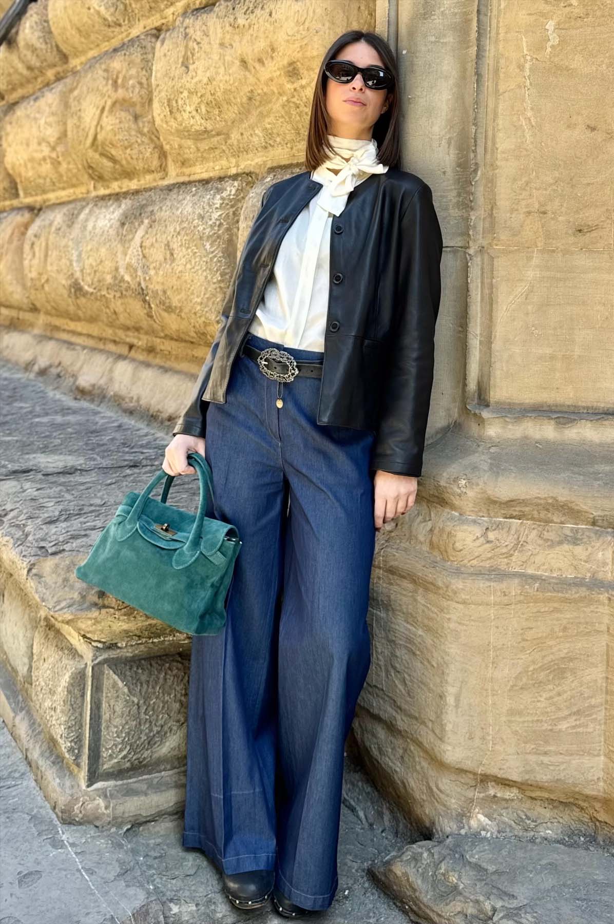 Jeans Palazzo Tencel