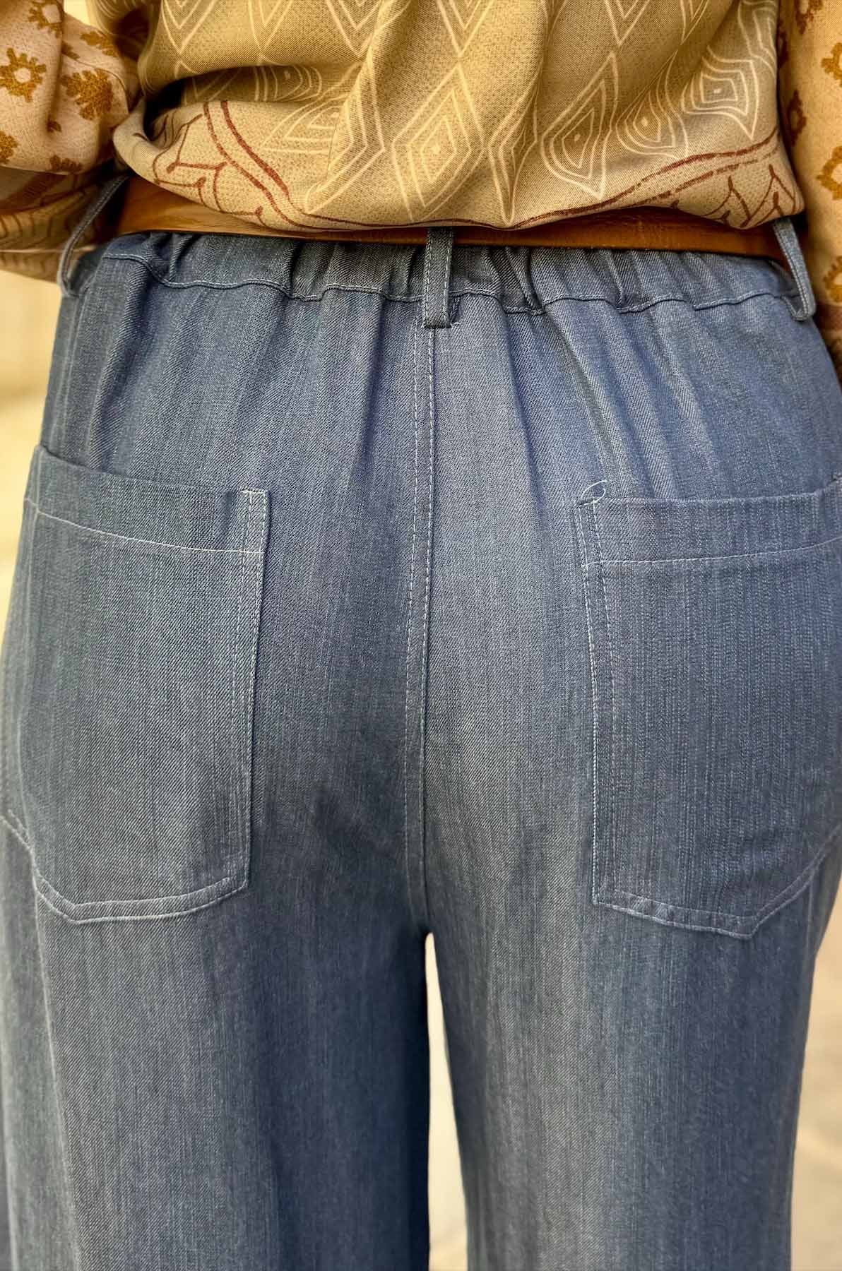 Jeans Tencel con elastico