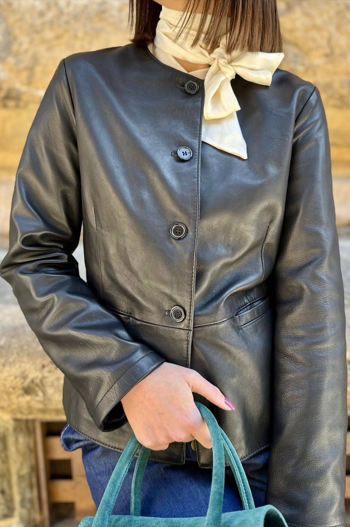Giacca in pelle