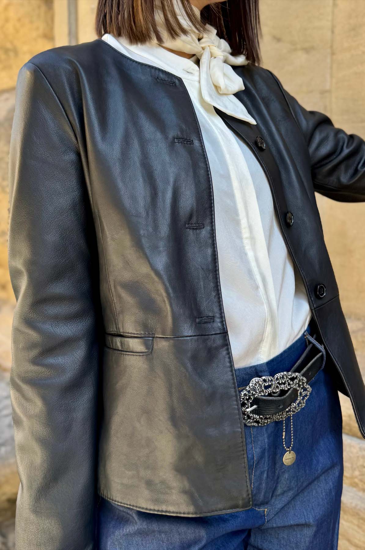 Giacca in pelle