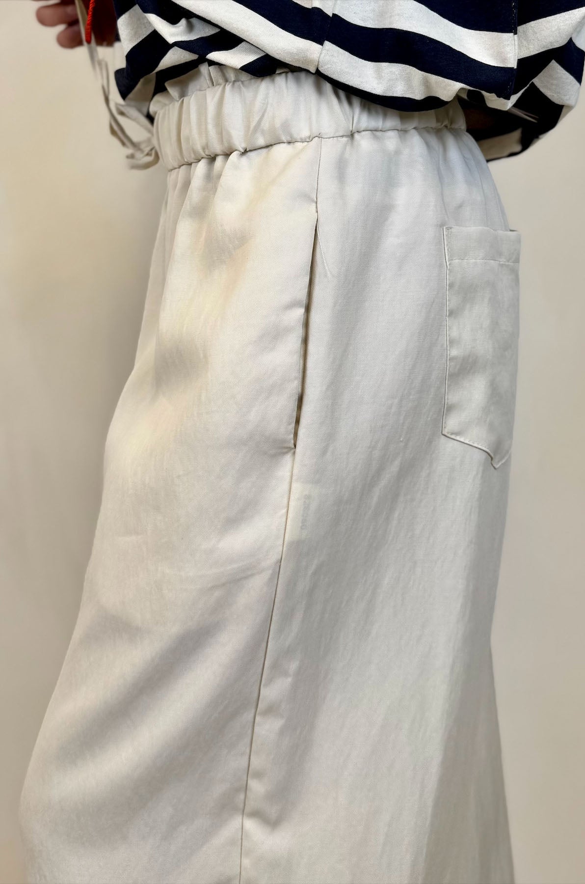 Pantalone Baggy Effetto Raso