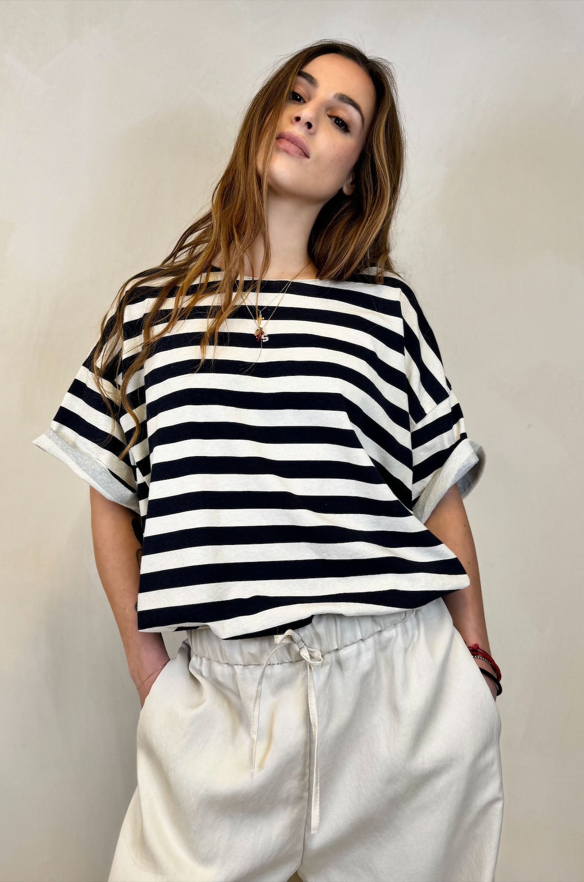 Maglia T-shirt Righe