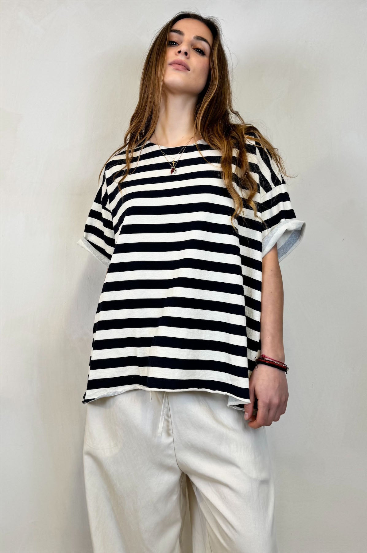 Maglia T-shirt Righe