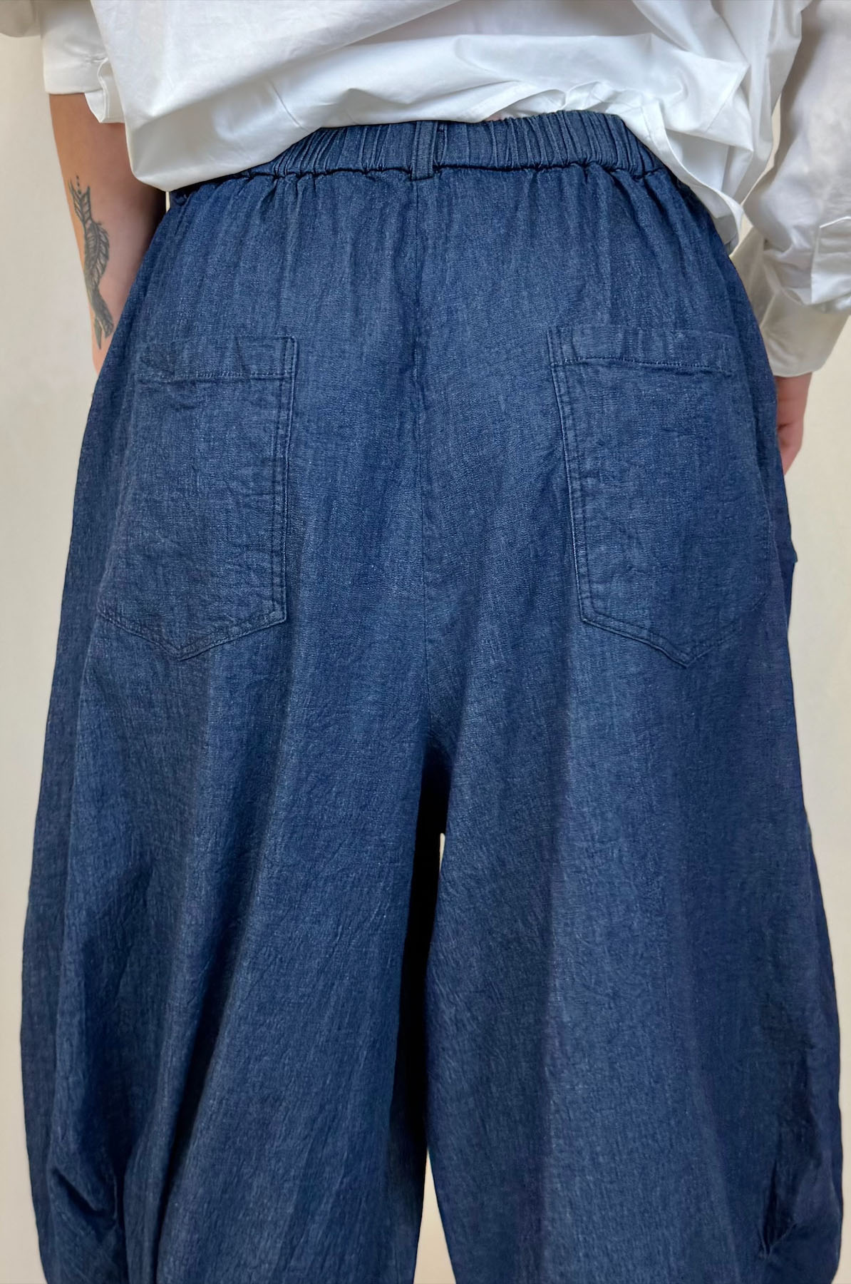 Jeans Leggero con Lacci