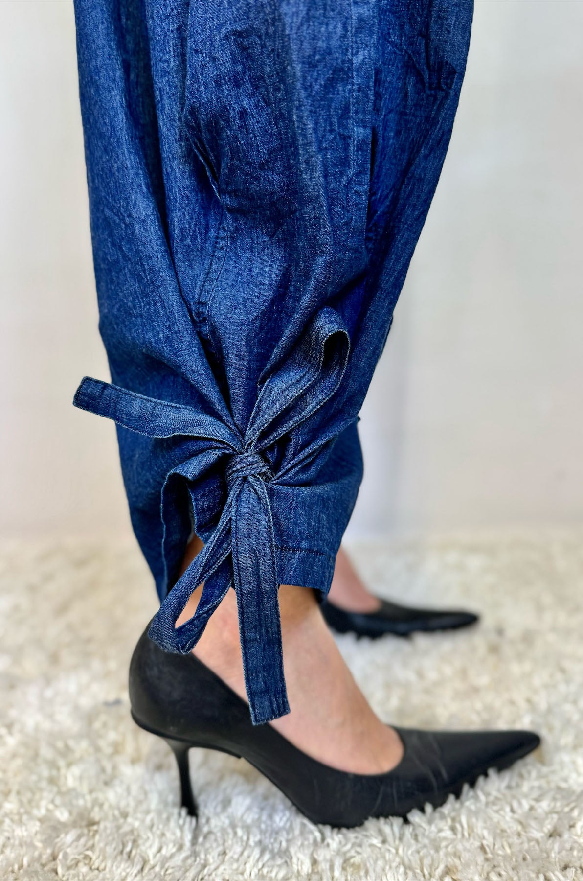 Jeans Leggero con Lacci