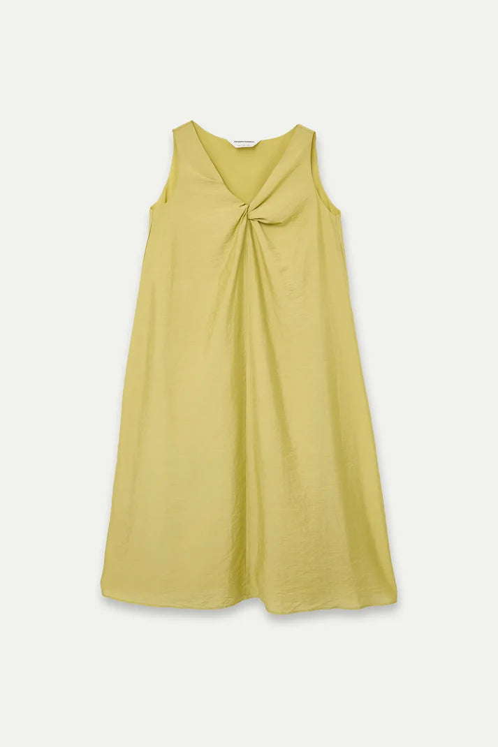 Abito smanicato verde