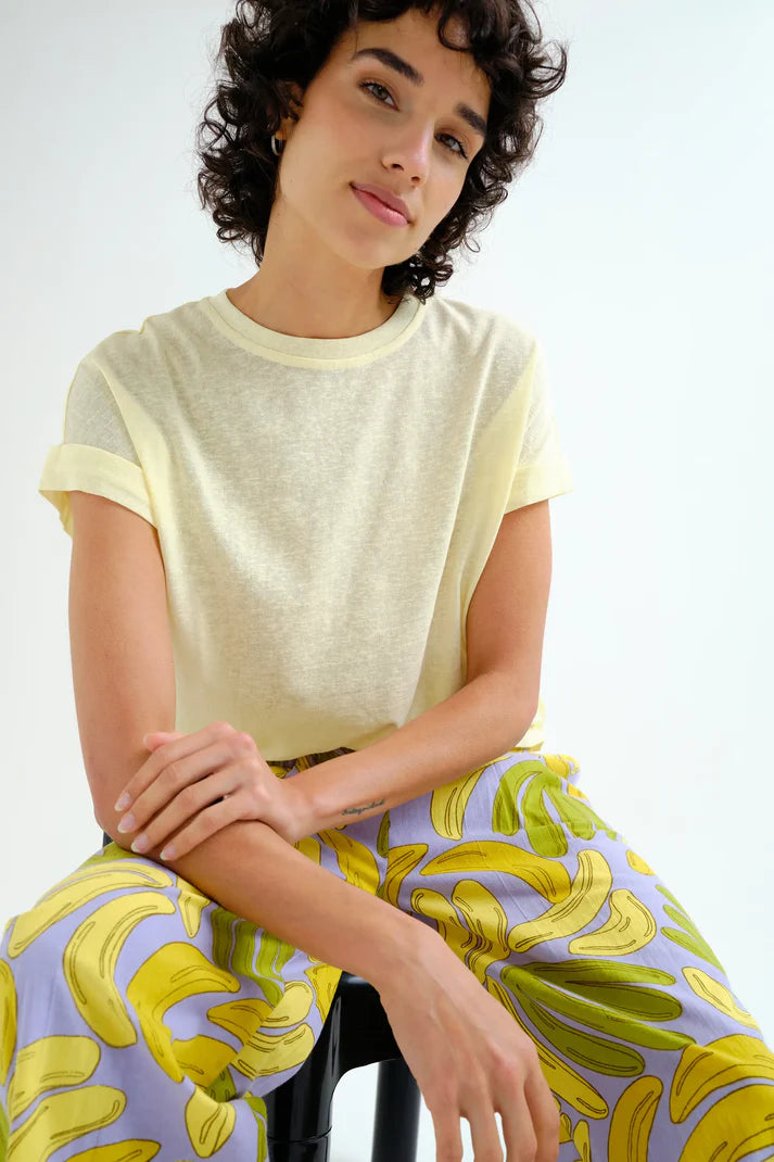 Pantalone con stampa Guineo