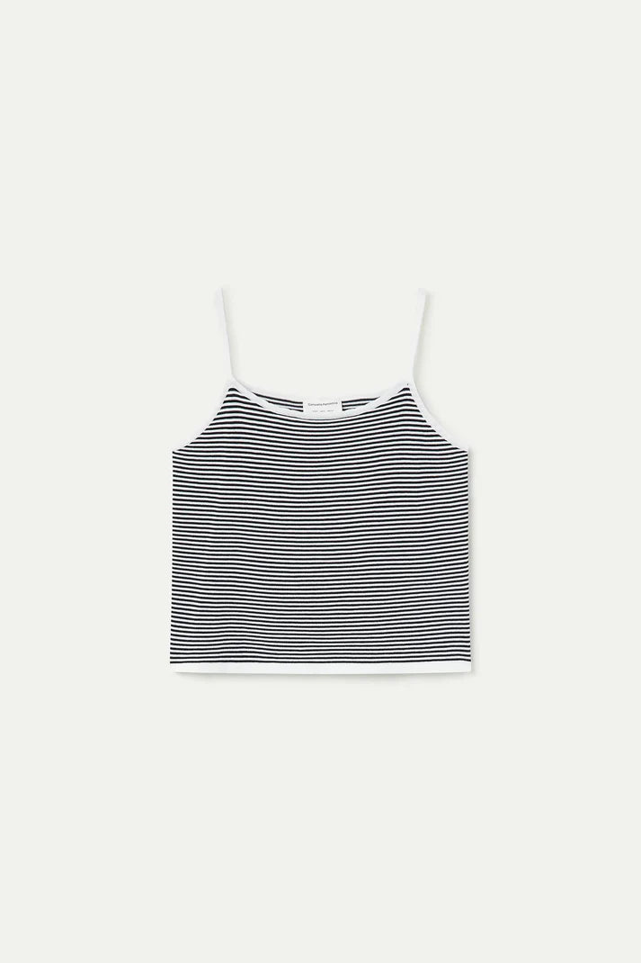 Top Righe bianche e nere