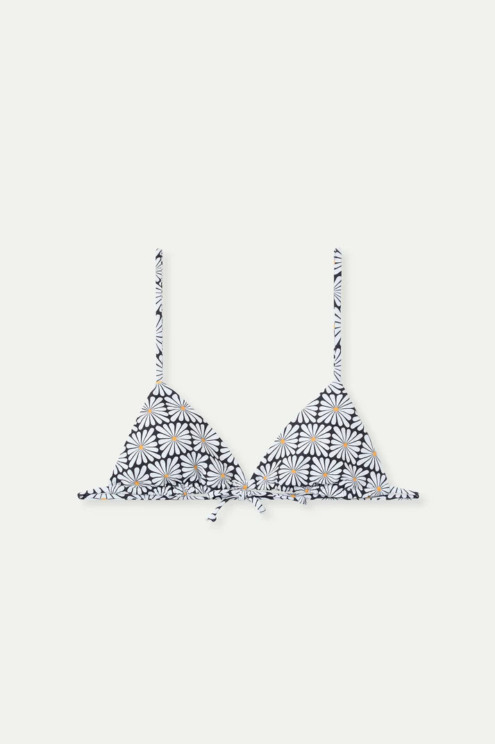 Reggiseno bikini a triangolo fantasia floreale