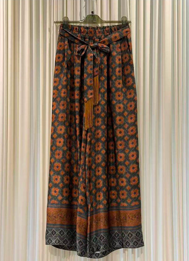 Pantalone fantasia mosaico