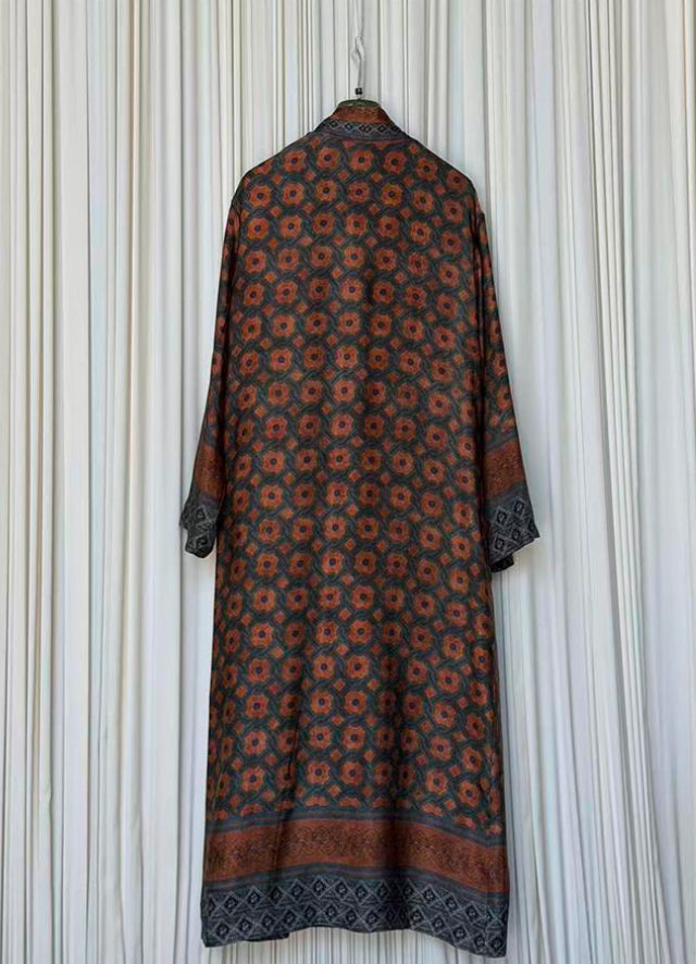 Kimono medio viscosa mosaico