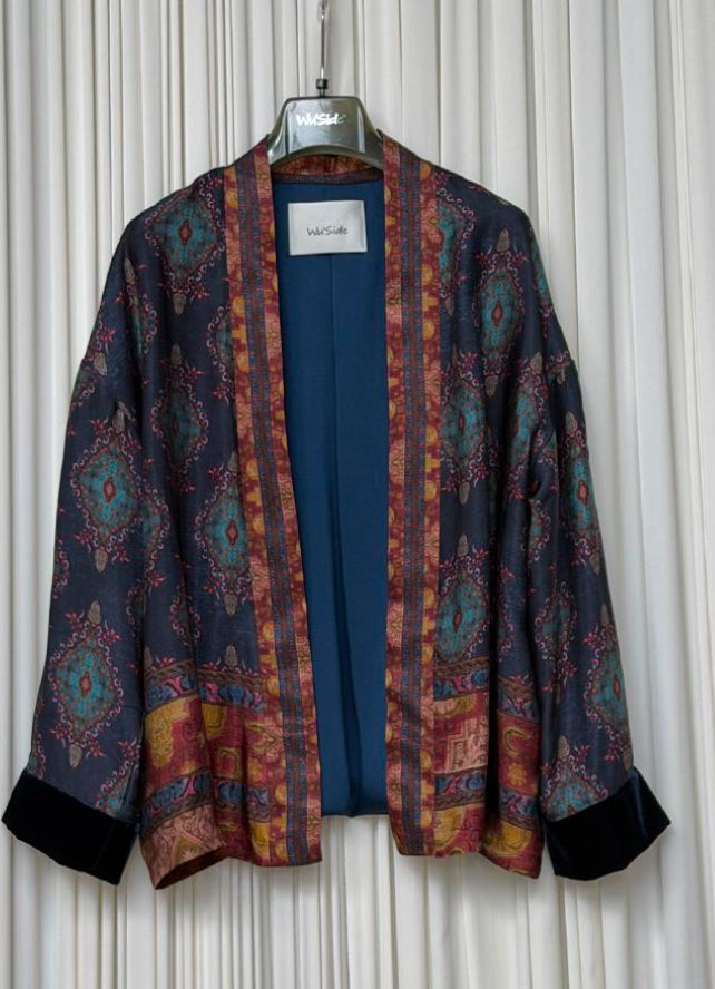 Giacca kimono gemme con cintura