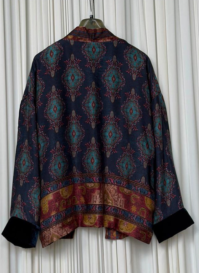 Giacca kimono gemme con cintura