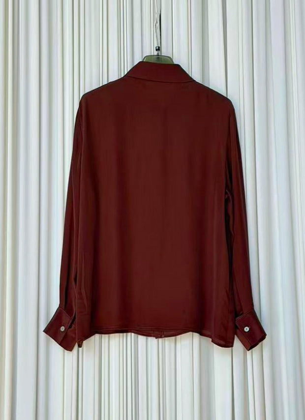 Camicia uomo viscosa tinta unita