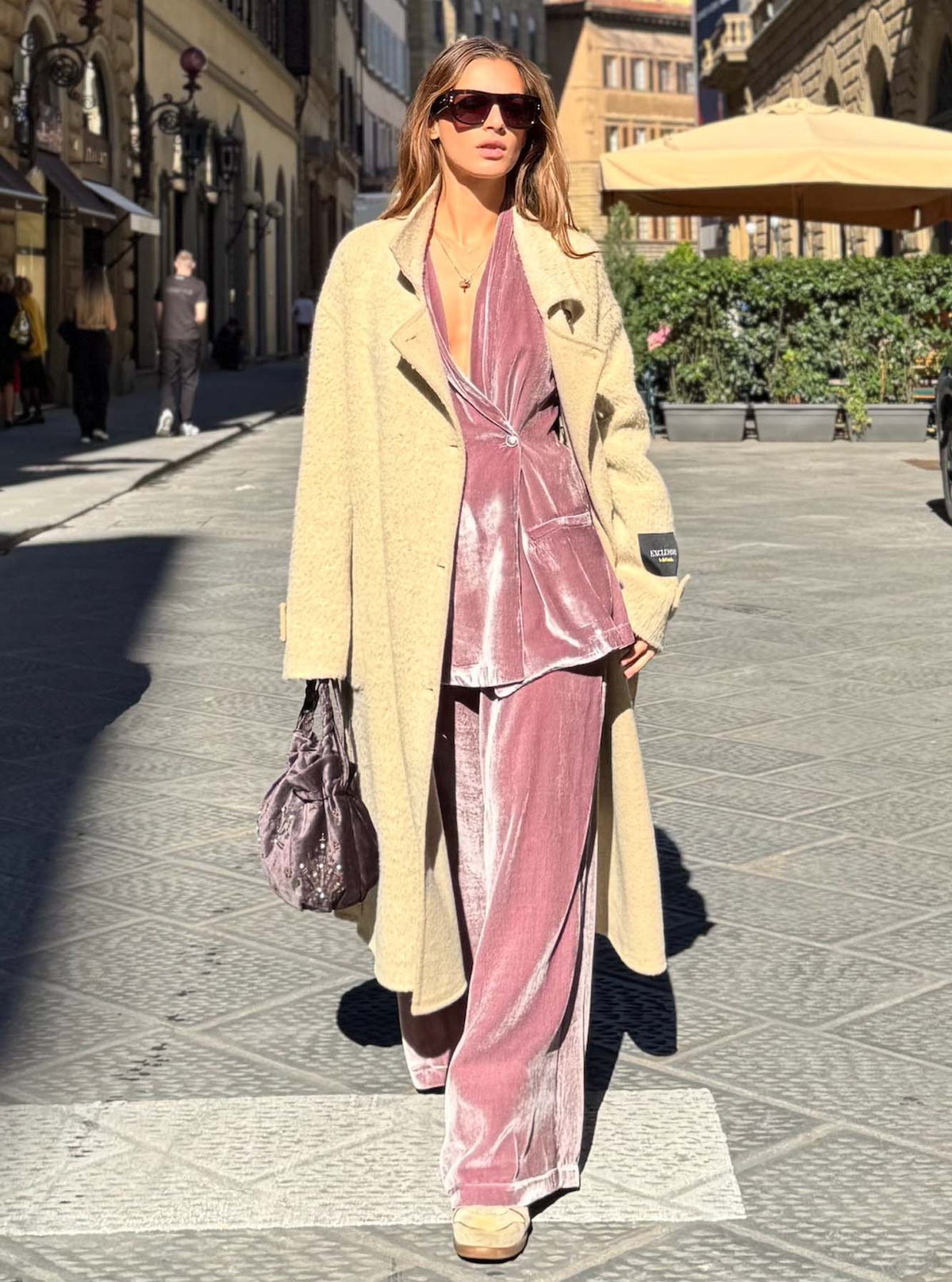 Cappotto doppiopetto double face