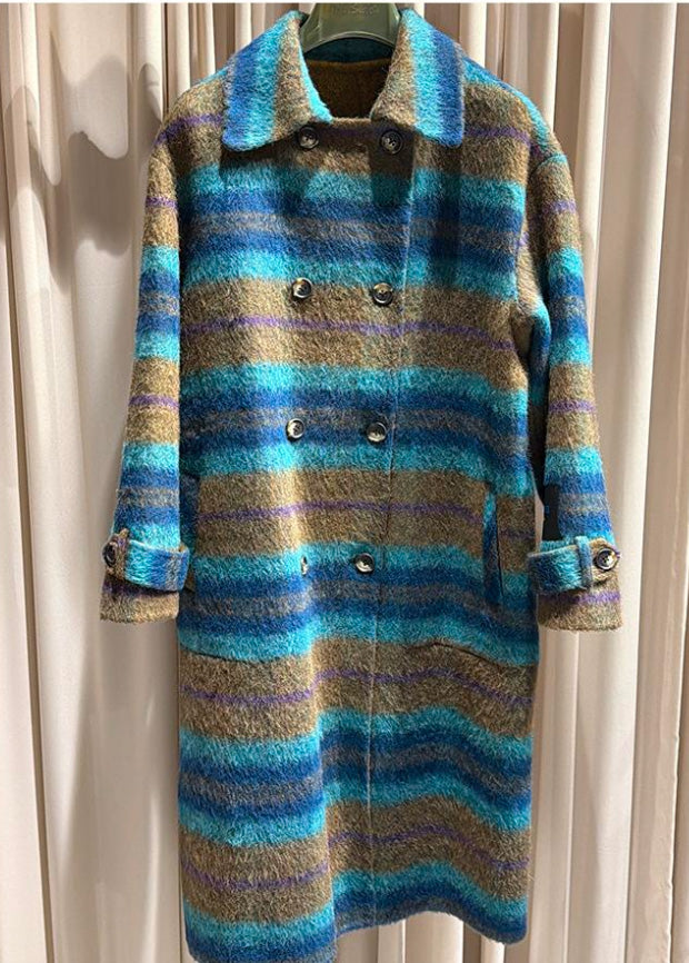 Cappotto quadri doppiopetto