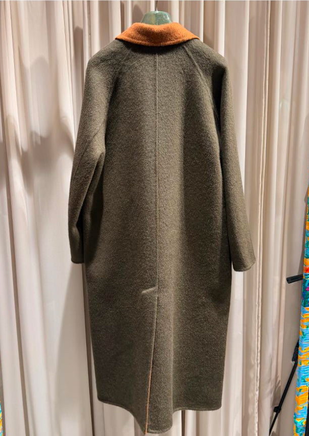 Cappotto lana doubleface
