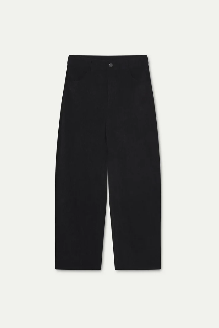 Pantaloni in velluto a coste neri