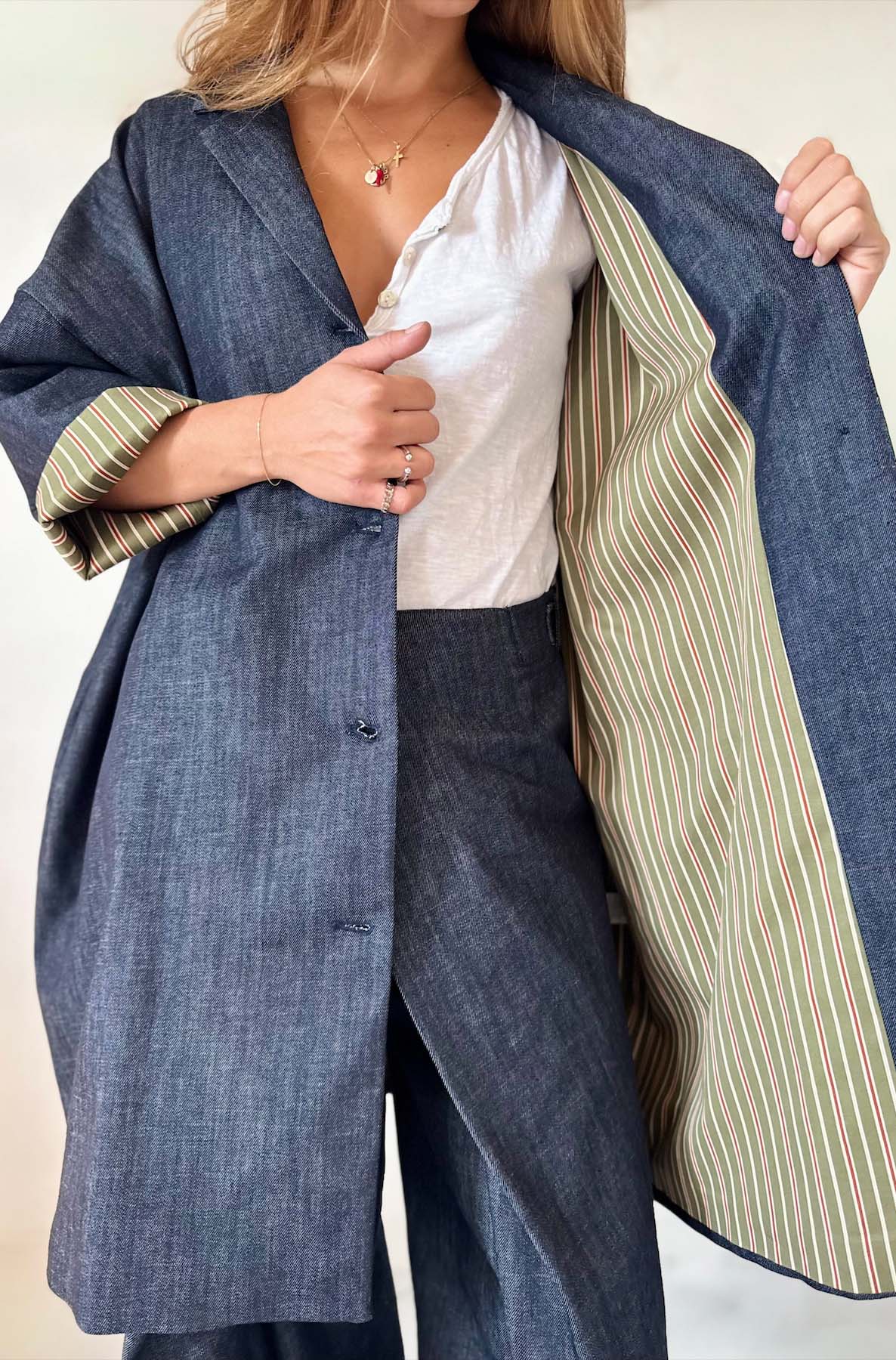 Giacca Kimono Denim Tokyo
