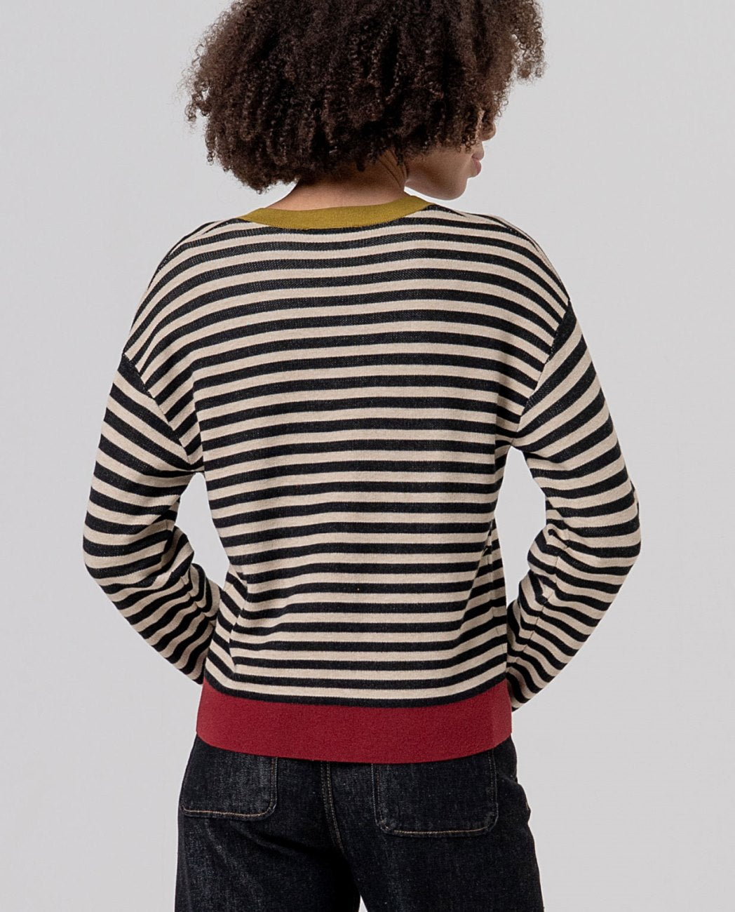 Cardigan righe
