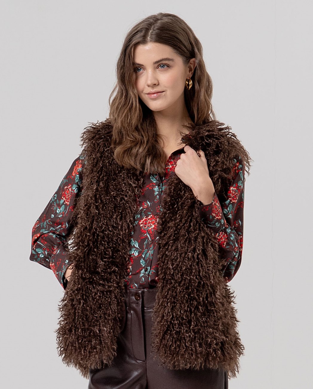 Gilet ecopelliccia double