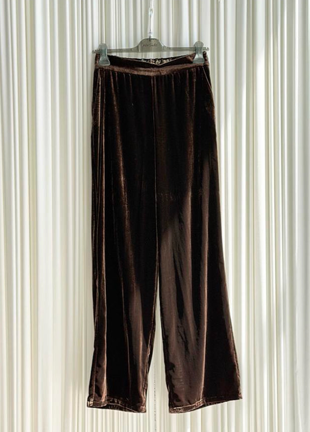Pantalone velluto liscio