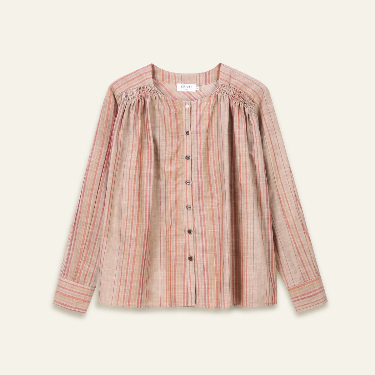Camicia ricami floreali